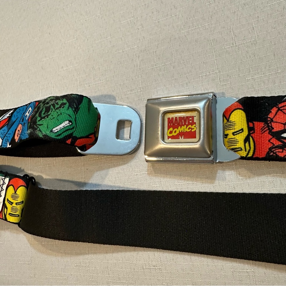 Buckle-Down Marvel DC Comics Belt Batman Superman Hulk